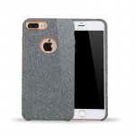 Wholesale iPhone 8 Plus / iPhone 7 Plus / iPhone 6S 6 Plus Wool Style Armor Hybrid Case (Gray)